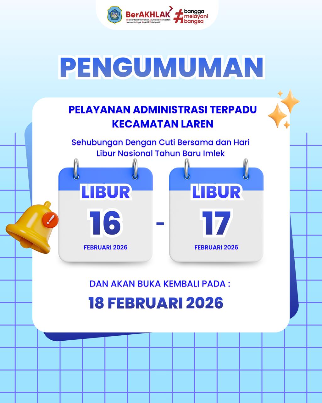 Foto: 📢 PENGUMUMAN PELAYANAN