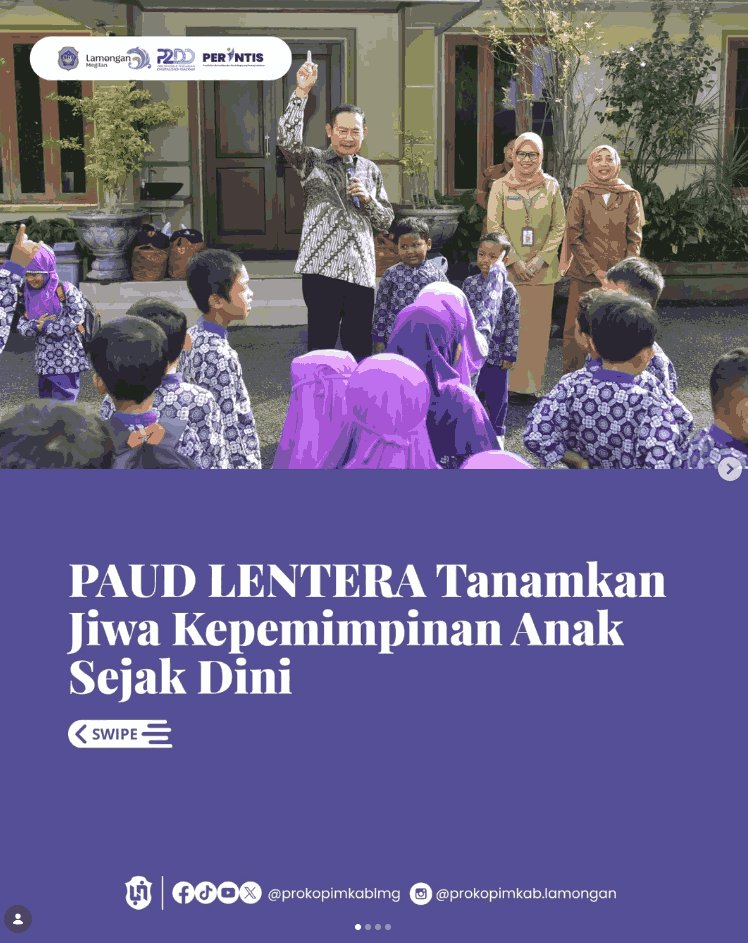 Foto: PAUD LENTERA Tanamkan Jiwa Kepemimpinan Anak Sejak Dini