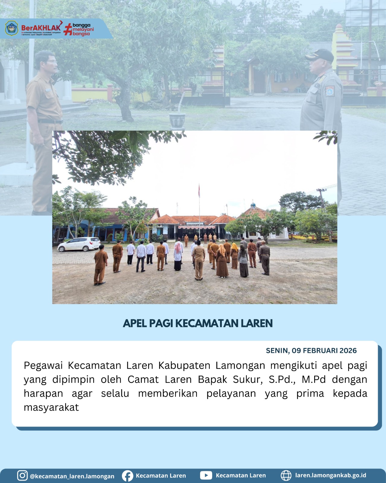 Apel Pagi Kecamatan Laren