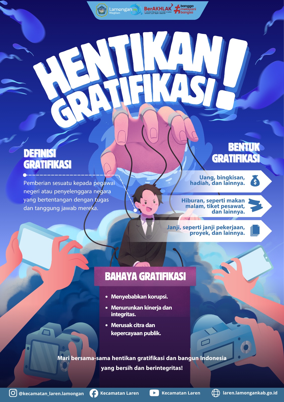 Foto: Mewujudkan Integritas Melalui Komitmen Tolak Gratifikasi di Kecamatan Laren