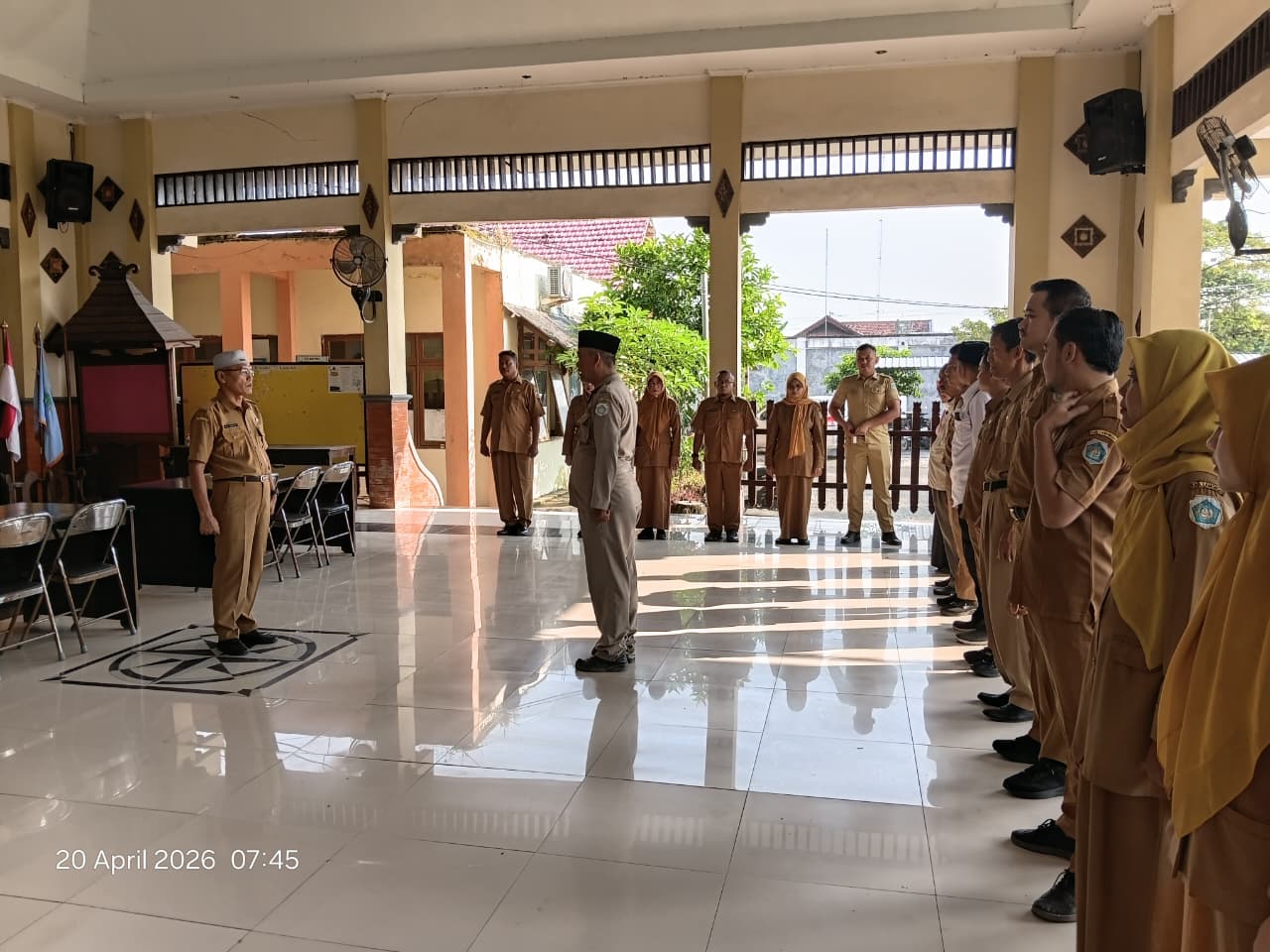 Foto: APEL RUTIN SETIAP HARI SENIN 20 APRIL 2026