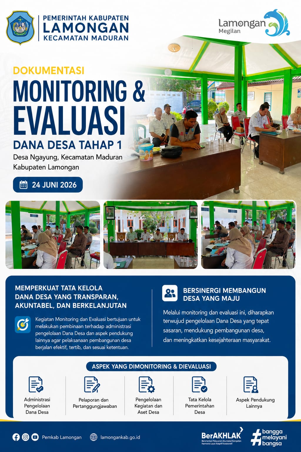 Foto: MONEV DD TAHAP 1 DESA NGAYUNG