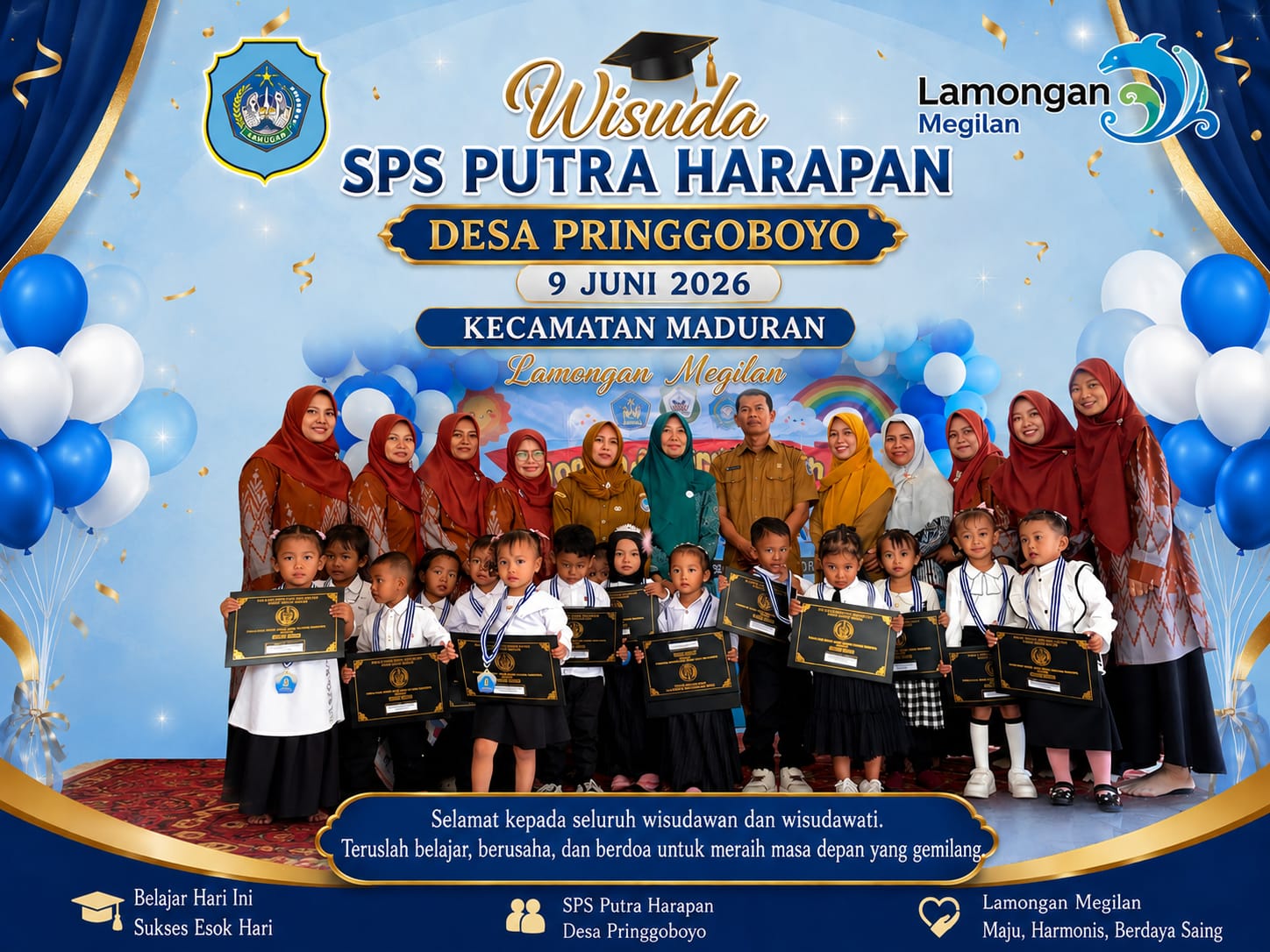 Foto: PELEPASAN SISWA-SISWA SPS PUTRA HARAPAN DESA PRINGGOBOYO