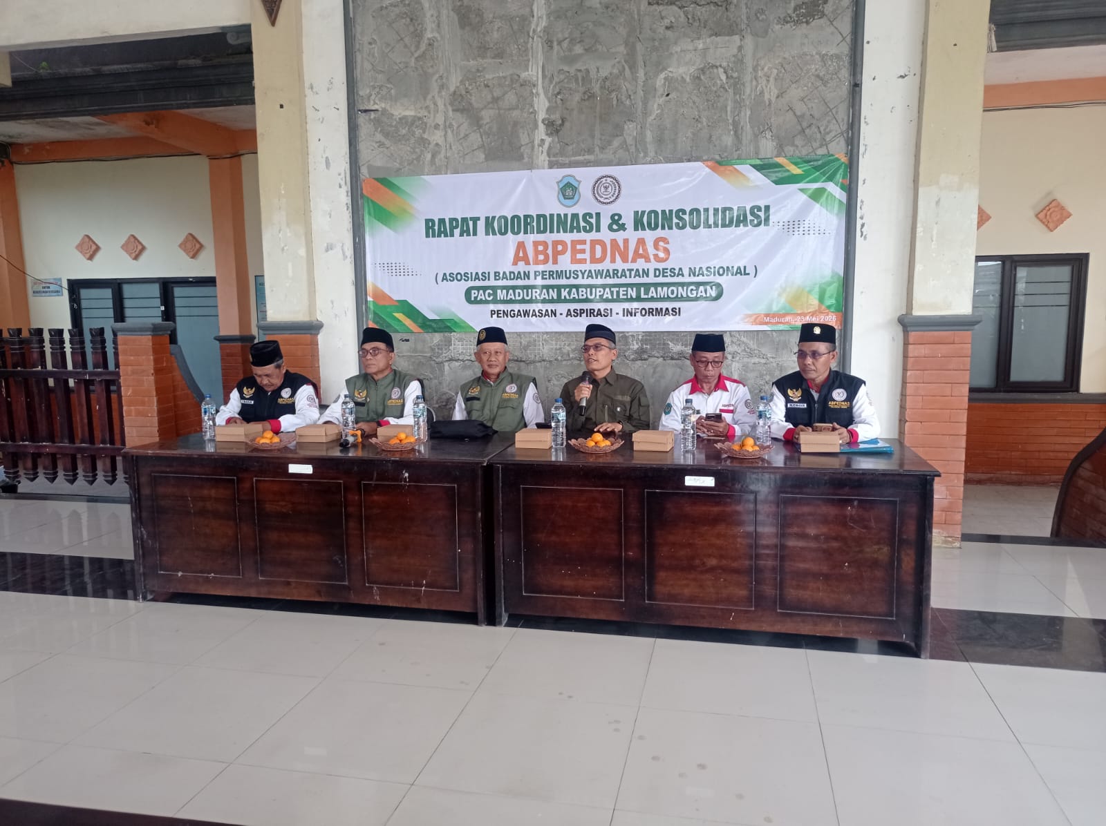 Foto: RAKOORD DAN KONSOLIDASI ABPEDNAS KECAMATAN MADURAN