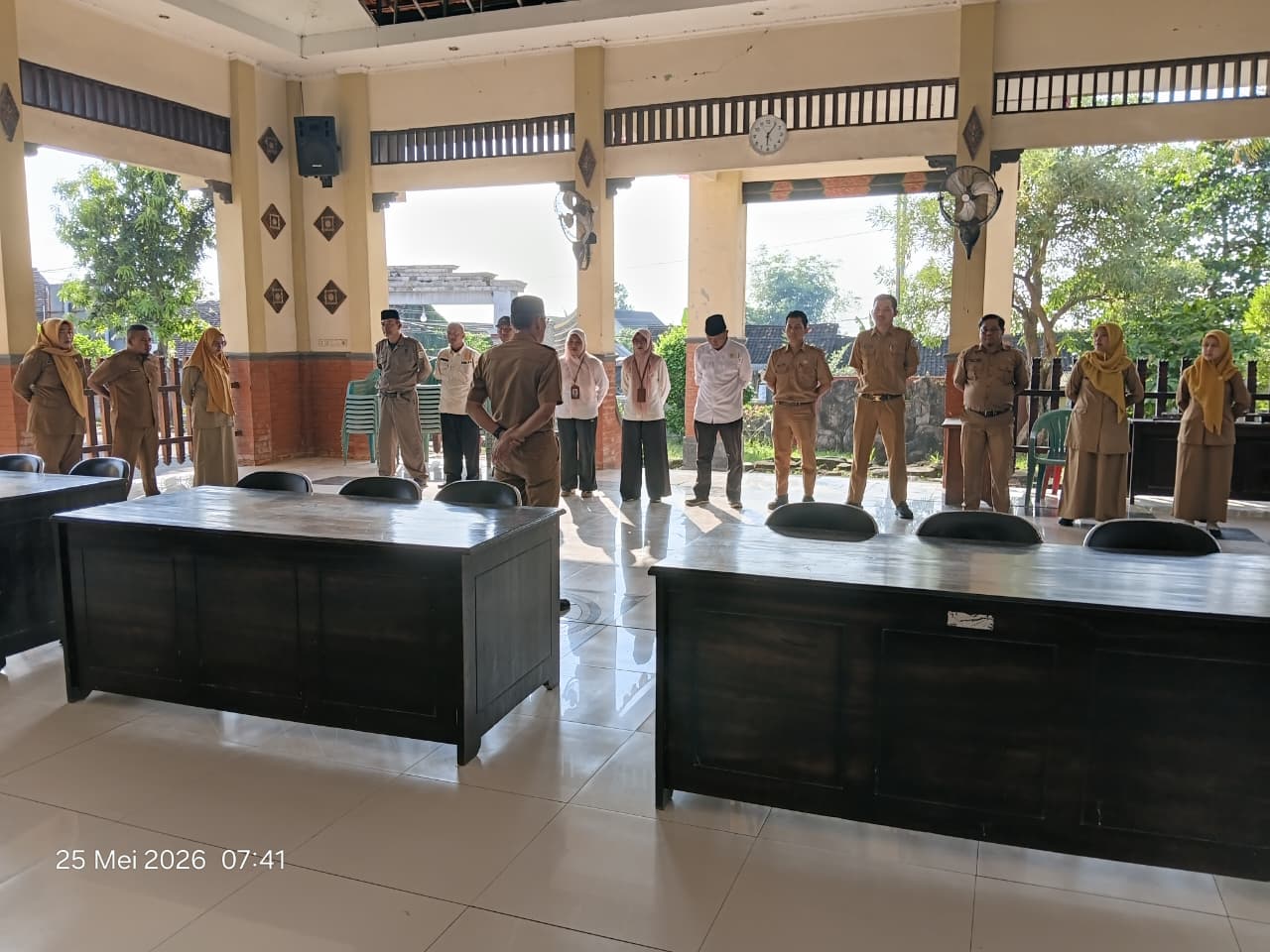 Foto: APEL RUTIN SETIAP HARI SENIN KECAMATAN MADURAN