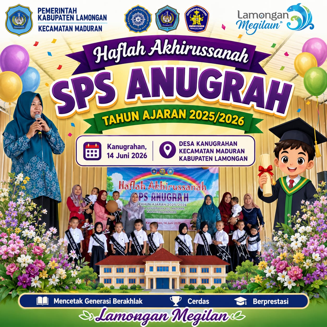 Foto: HAFLAH AKHIRUSSANAH SPS ANUGERAH DESA KANUGRAHAN TA. 2025/2026