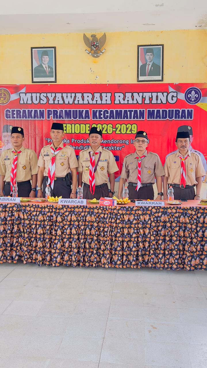 Foto: MUSYAWARAH RANTING GERAKAN PRAMUKA KECAMATAN MADURAN 2026-2029
