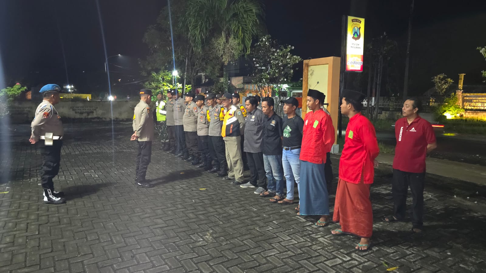 Foto: APEL PAM MALAM IDUL ADHA 1447 H./2026 KECAMATAN MADURAN