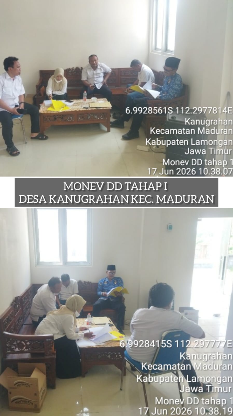Foto: MONEV DD TAHAP 1 DESA KANUGRAHAN