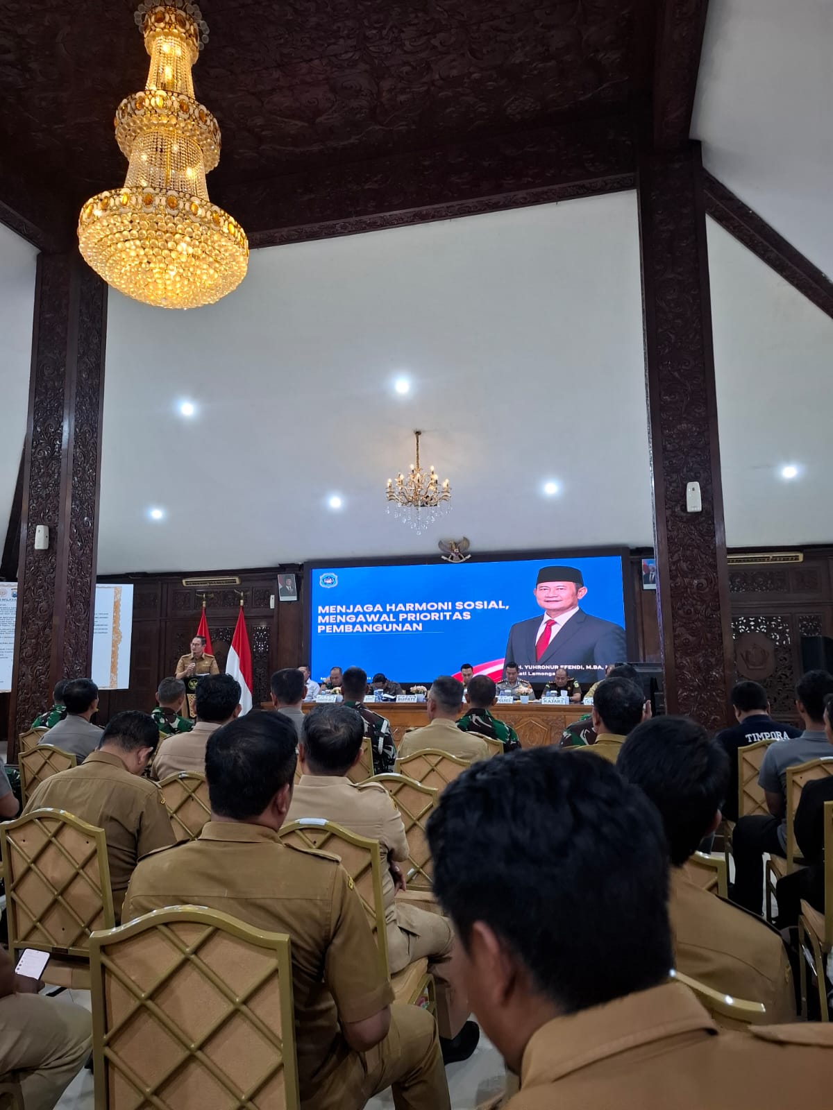 Foto: RAKOORD FORKOMPIMCAM DI KABUPATEN LAMONGAN