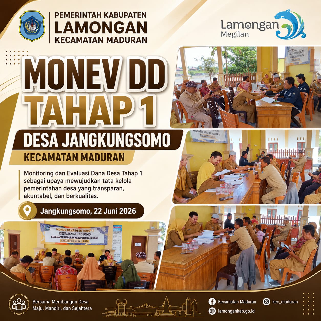 Foto: MONEV DD TAHAP 1 DESA JANGKUNGSOMO
