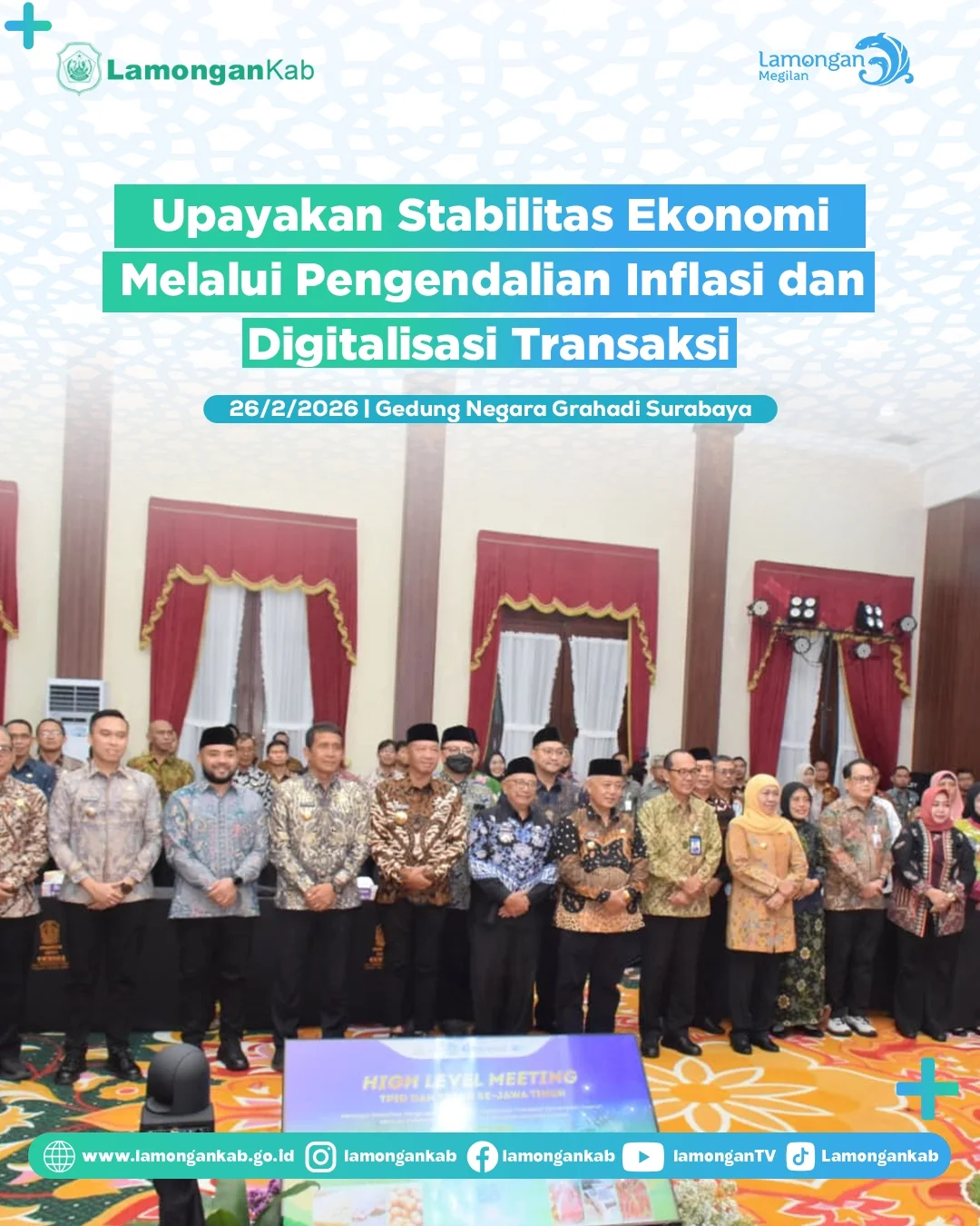 Foto: Upayakan Stabilitas ekonomi Melalui Pengendalian Inflasi dan Digitalisasi Transaksi