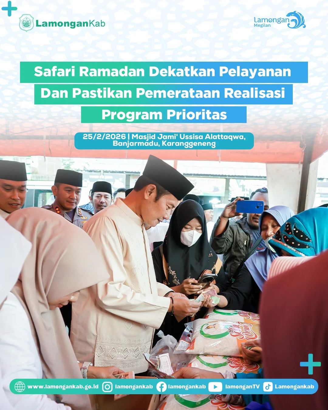 Safari Ramadhan Dekatkan Pelayanan dan Pastikan Pemerataan Realisasi Program Prioritas