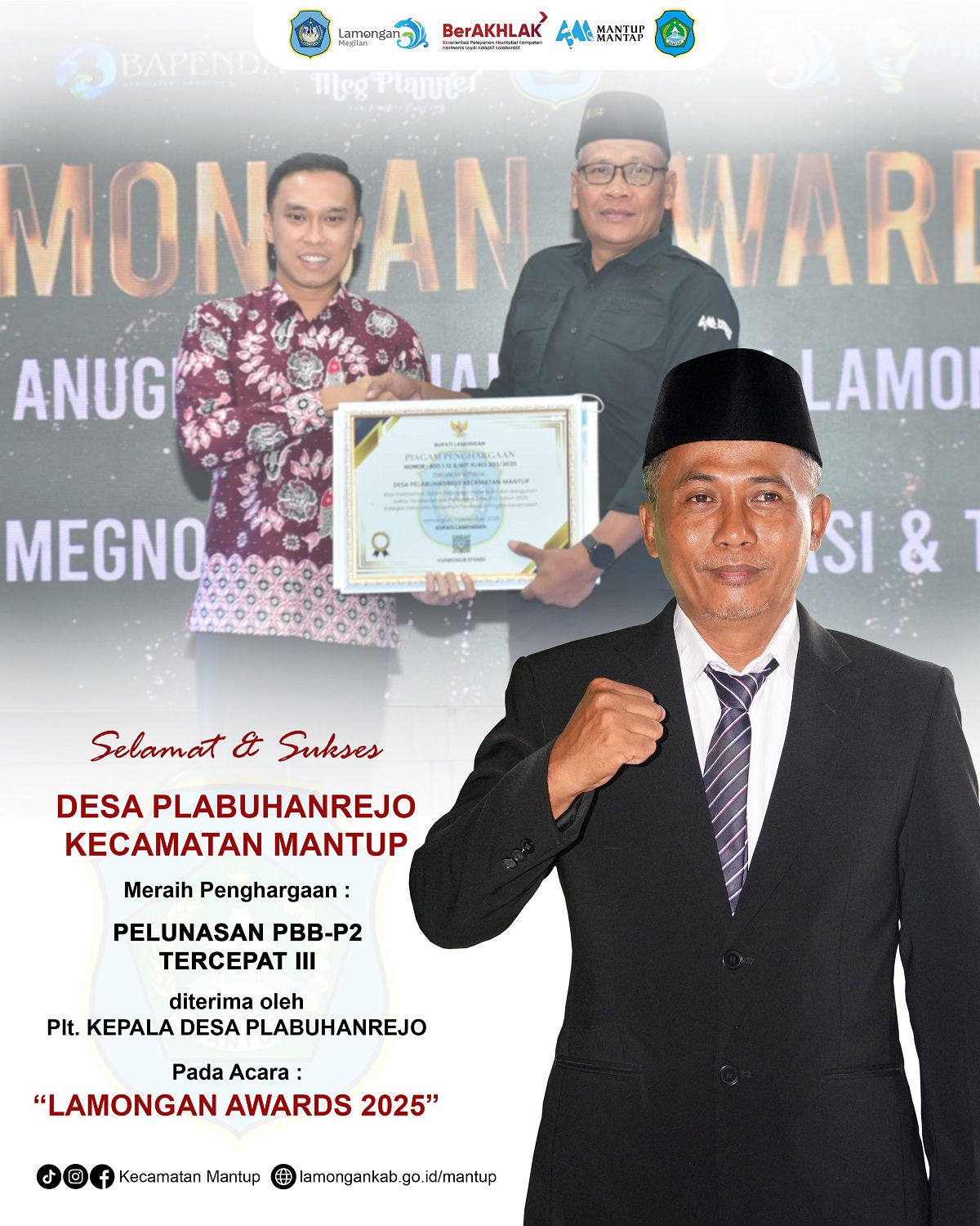 Foto: Selamat atas Prestasi Desa Plabuhanrejo