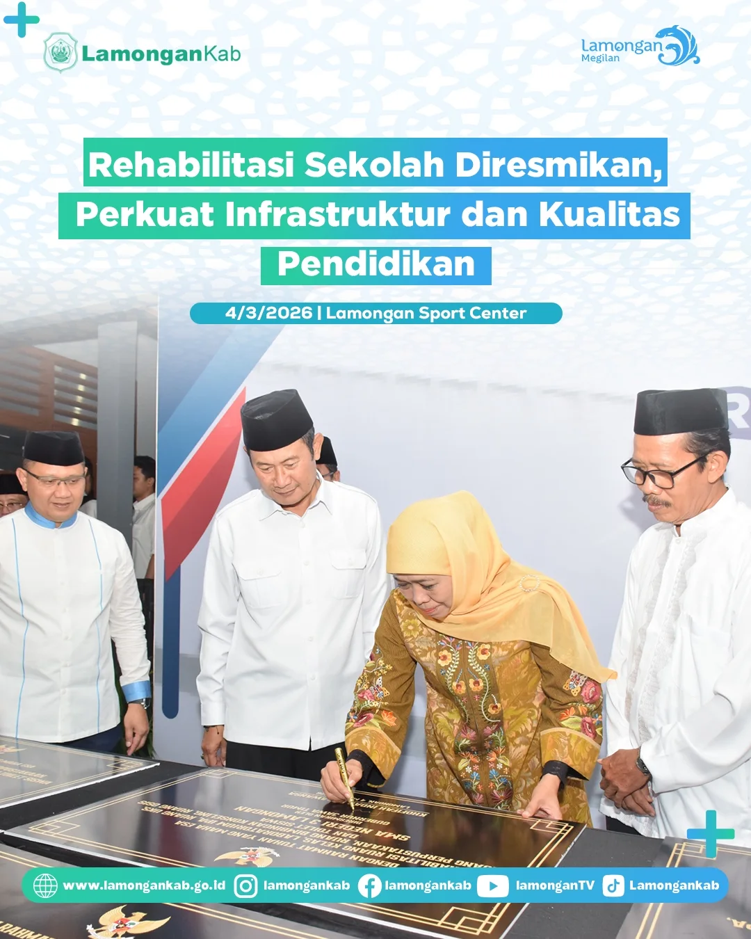 Foto: Rehabilitasi Sekolah Diresmikan, Perkuat Infrastruktur dan Kualitas Pendidikan