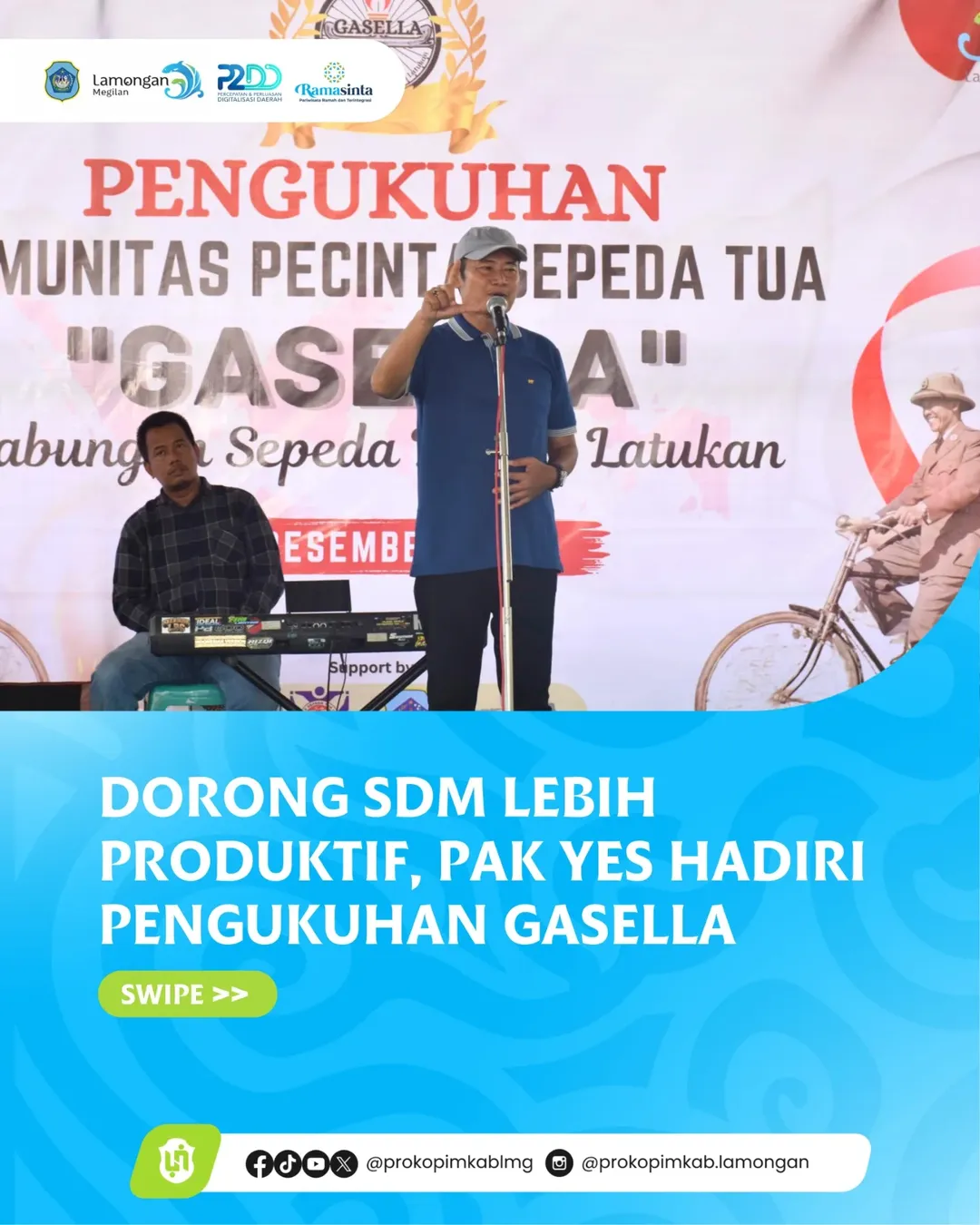 Foto: Dorong SDM Lebih Produktif, Pak Yes Hadiri Pengukuhan GASELLA