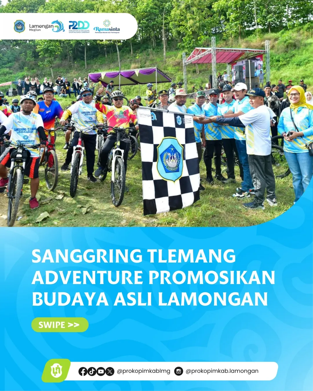 Foto: Sanggring Tlemang Adventure Promosikan Budaya Asli Lamongan