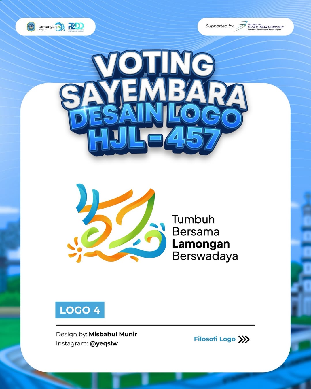 Foto: ✨ TOP 10 SAYEMBARA LOGO HARI JADI LAMONGAN KE-457 ✨