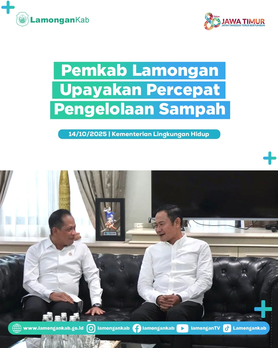 Foto: Pemkab Lamongan Upayakan Percepat Pengelolaan Sampah