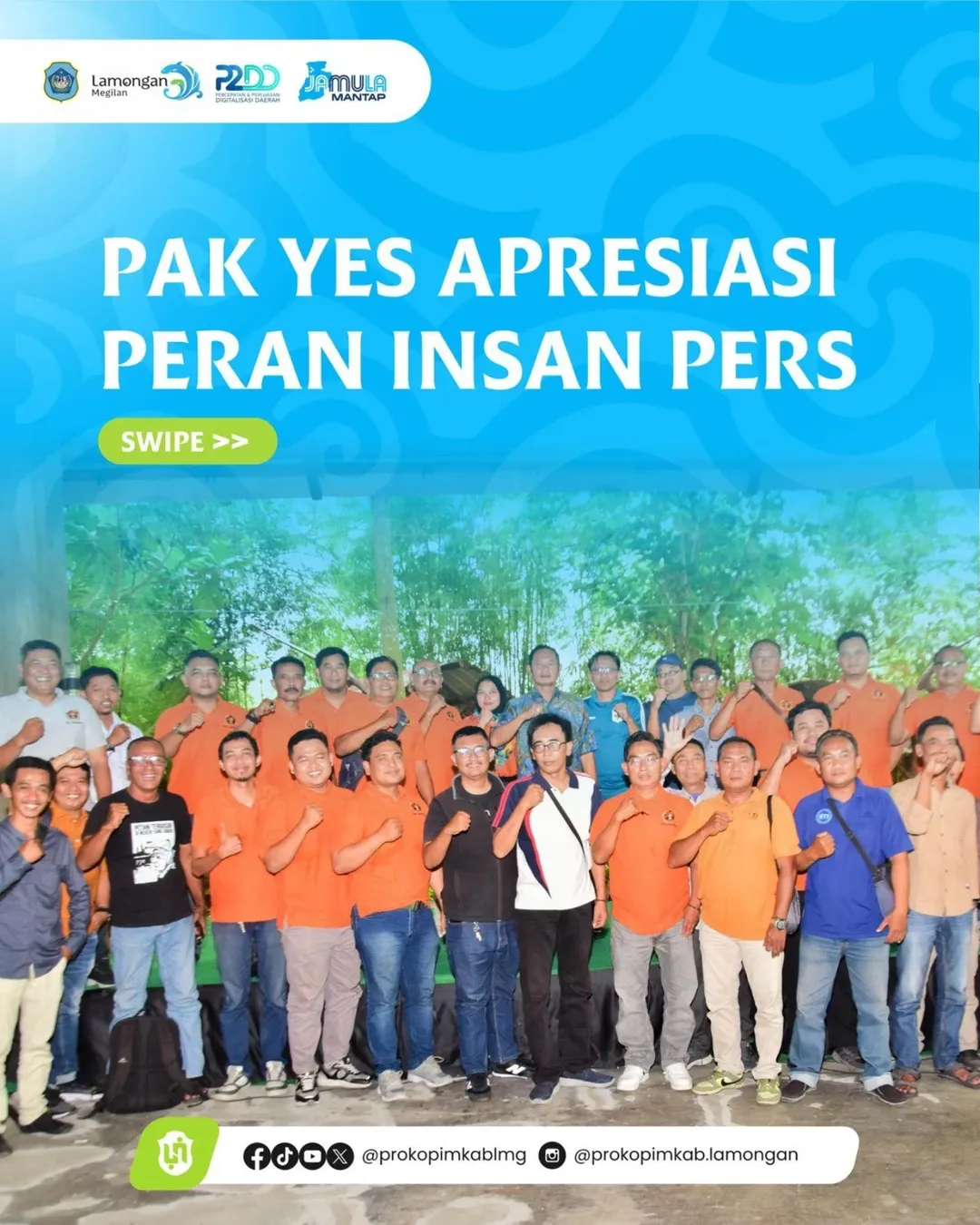 Foto: Pak Yes Apresiasi Peran Insan Pers