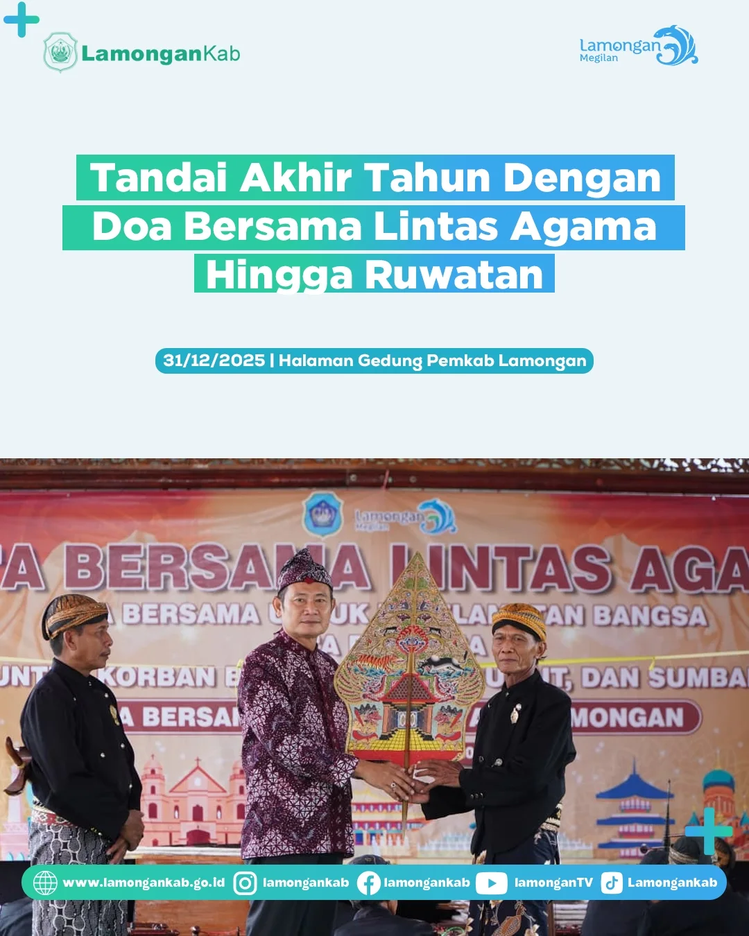 Foto: Tandai Akhir Tahun Dengan Doa Bersama Lintas Agama Hingga Ruwatan