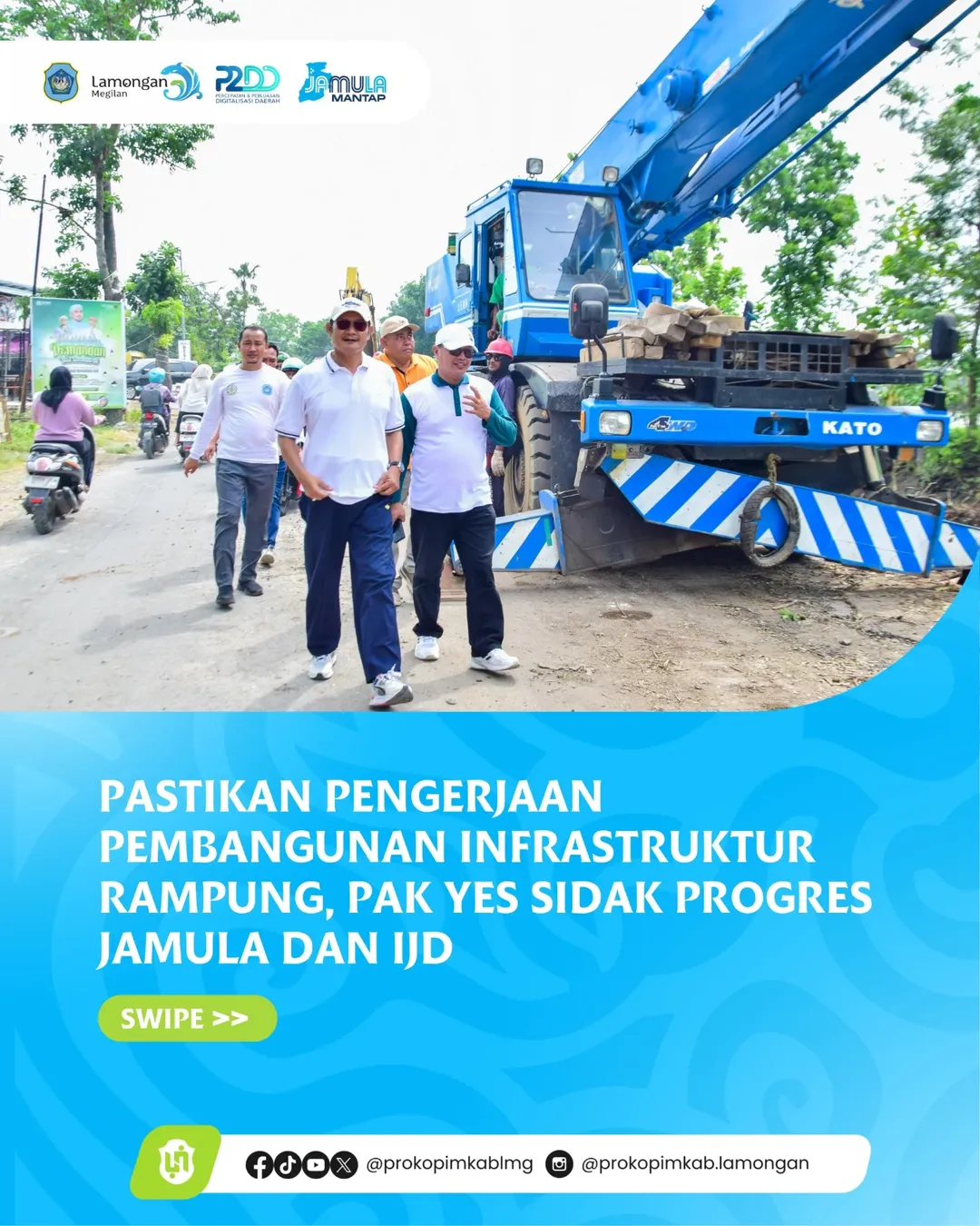 Foto: Pastikan Pengerjaan Pembangunan Infrastruktur Rampung, Pak Yes Sidak Progres Jamula dan IJD