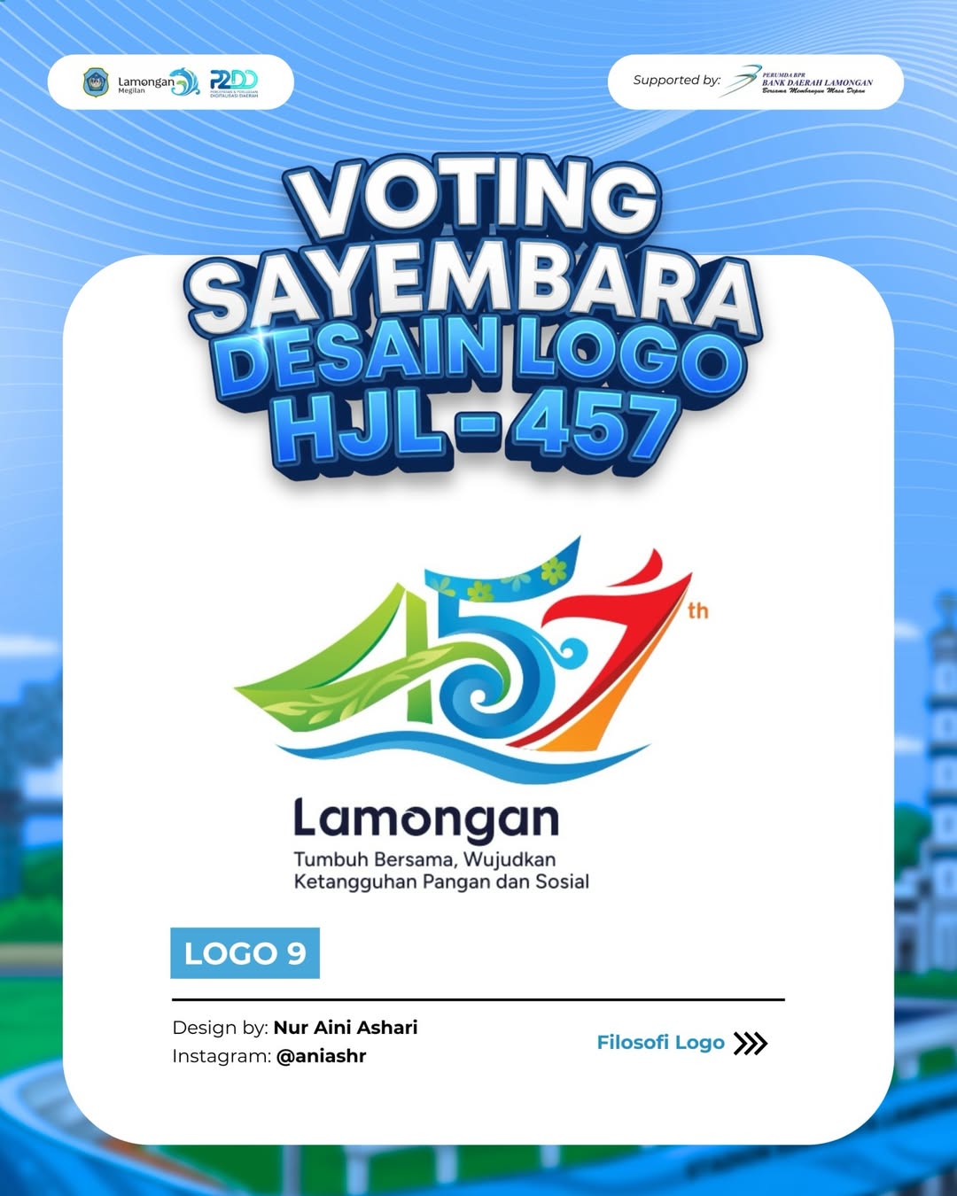 Foto: ✨ TOP 10 SAYEMBARA LOGO HARI JADI LAMONGAN KE-457 ✨