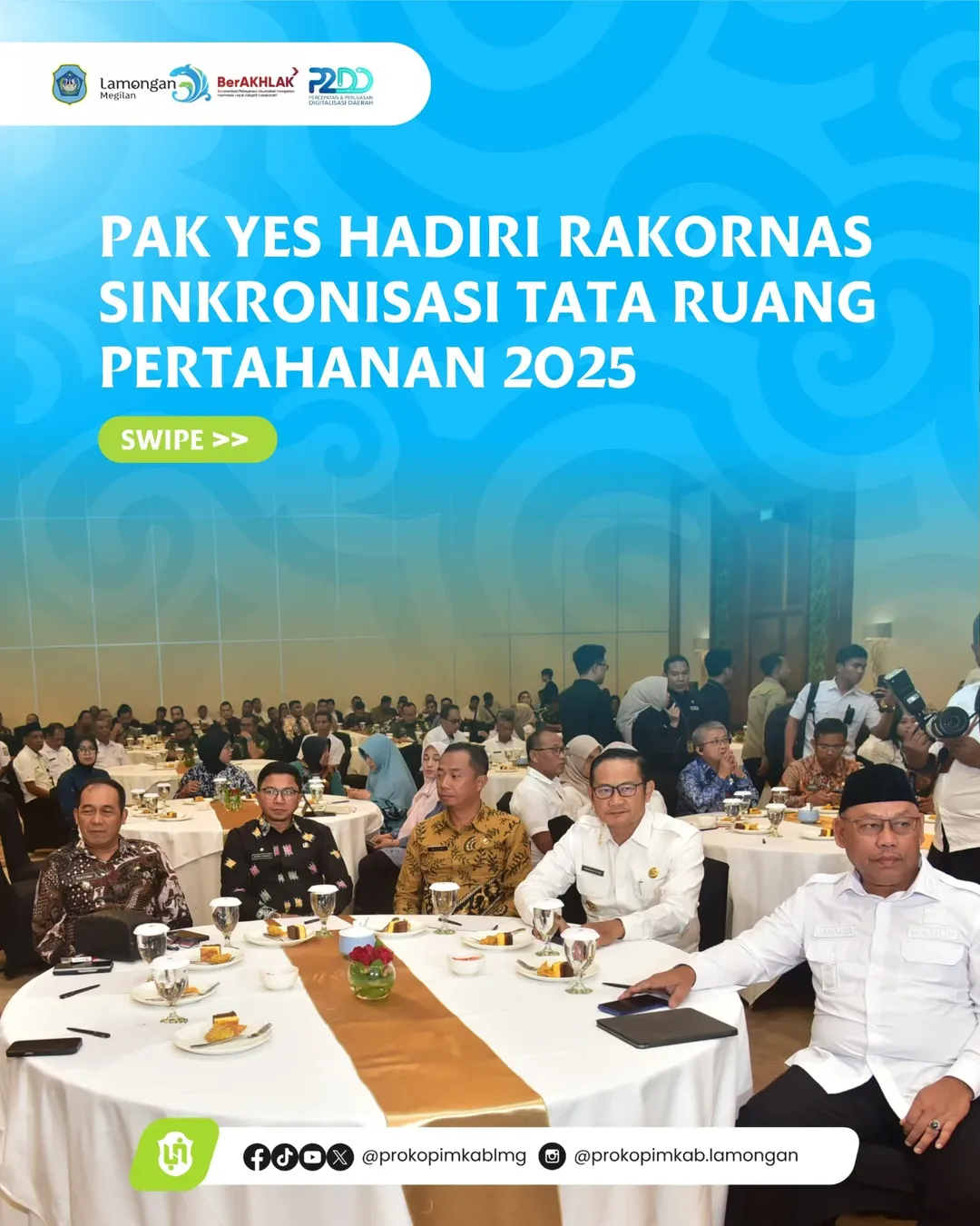 Foto: Pak Yes Hadiri Rakornas Sinkronisasi Tata Ruang Pertahanan 2025