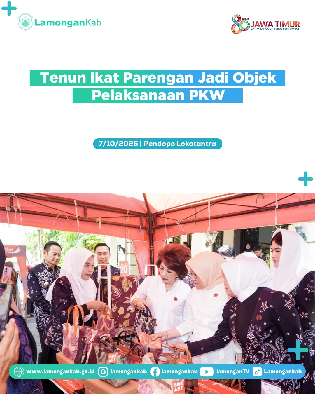 Foto: Tenun Ikat Parengan Jadi Objek Pelaksanaan PKW