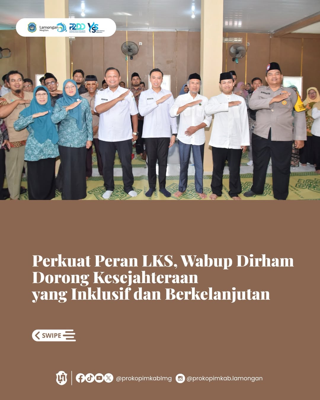 Foto: Perkuat Peran LKS, Wabup Dirham Dorong Kesejahteraan yang Inklusif dan Berkelanjutan