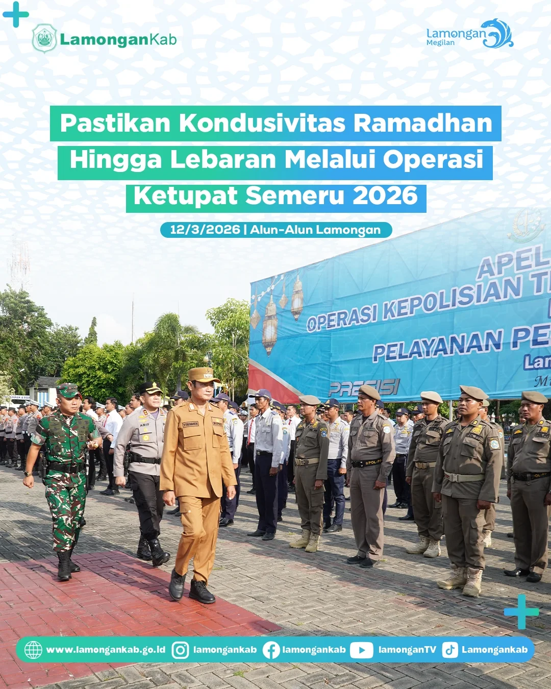 Foto: Pastikan Kondusivitas Ramadan Hingga Lebaran Melalui Operasi Ketupat Semeru 2026