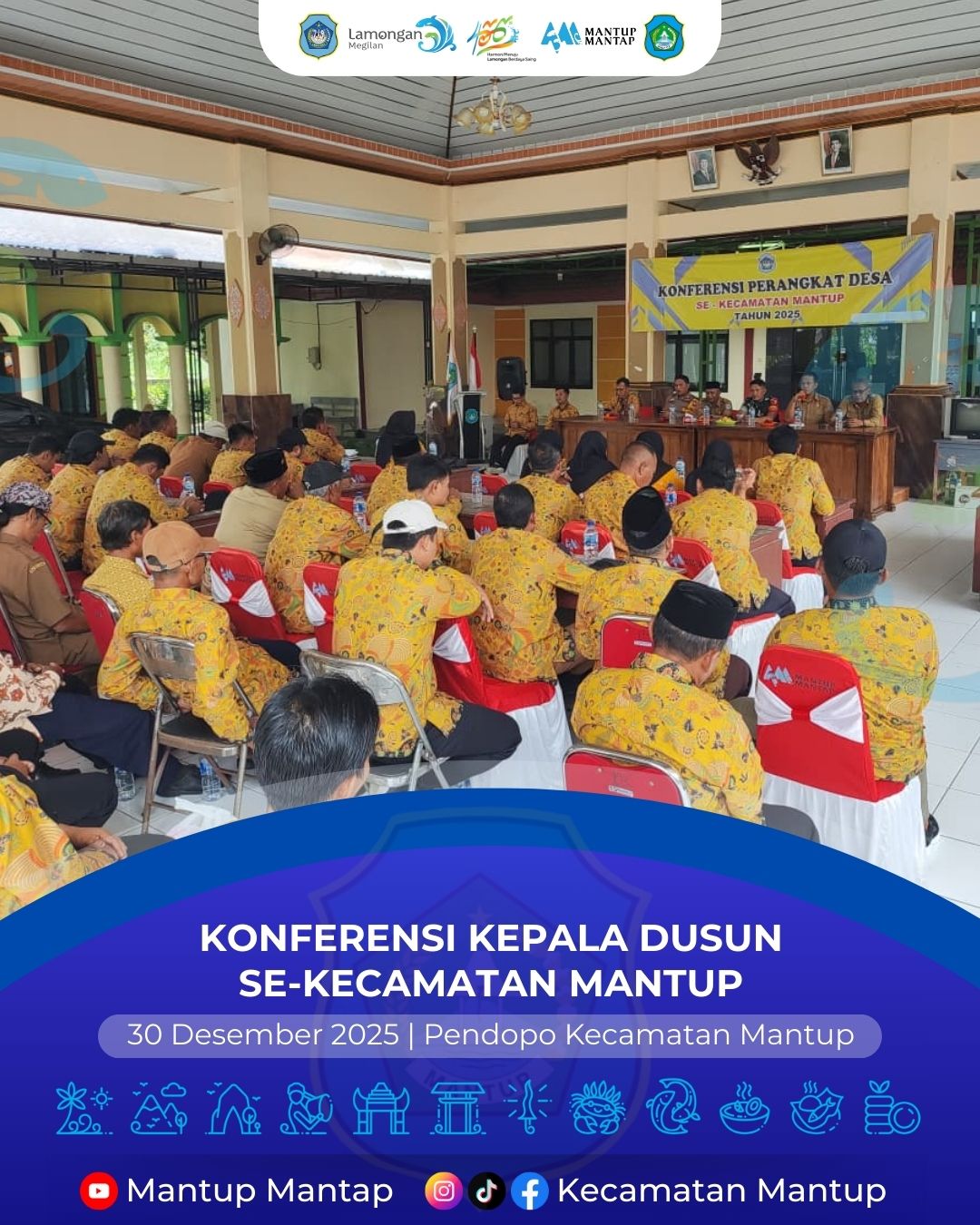 Foto: Konferensi Kepala Dusun Se-Kecamatan Mantup