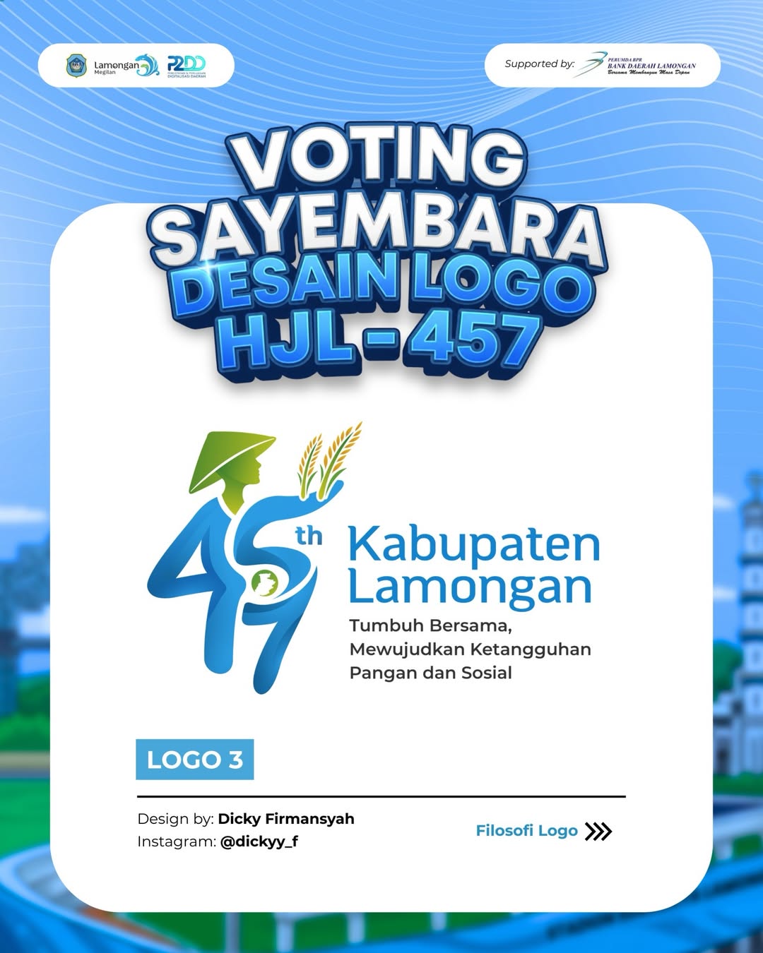 Foto: ✨ TOP 10 SAYEMBARA LOGO HARI JADI LAMONGAN KE-457 ✨