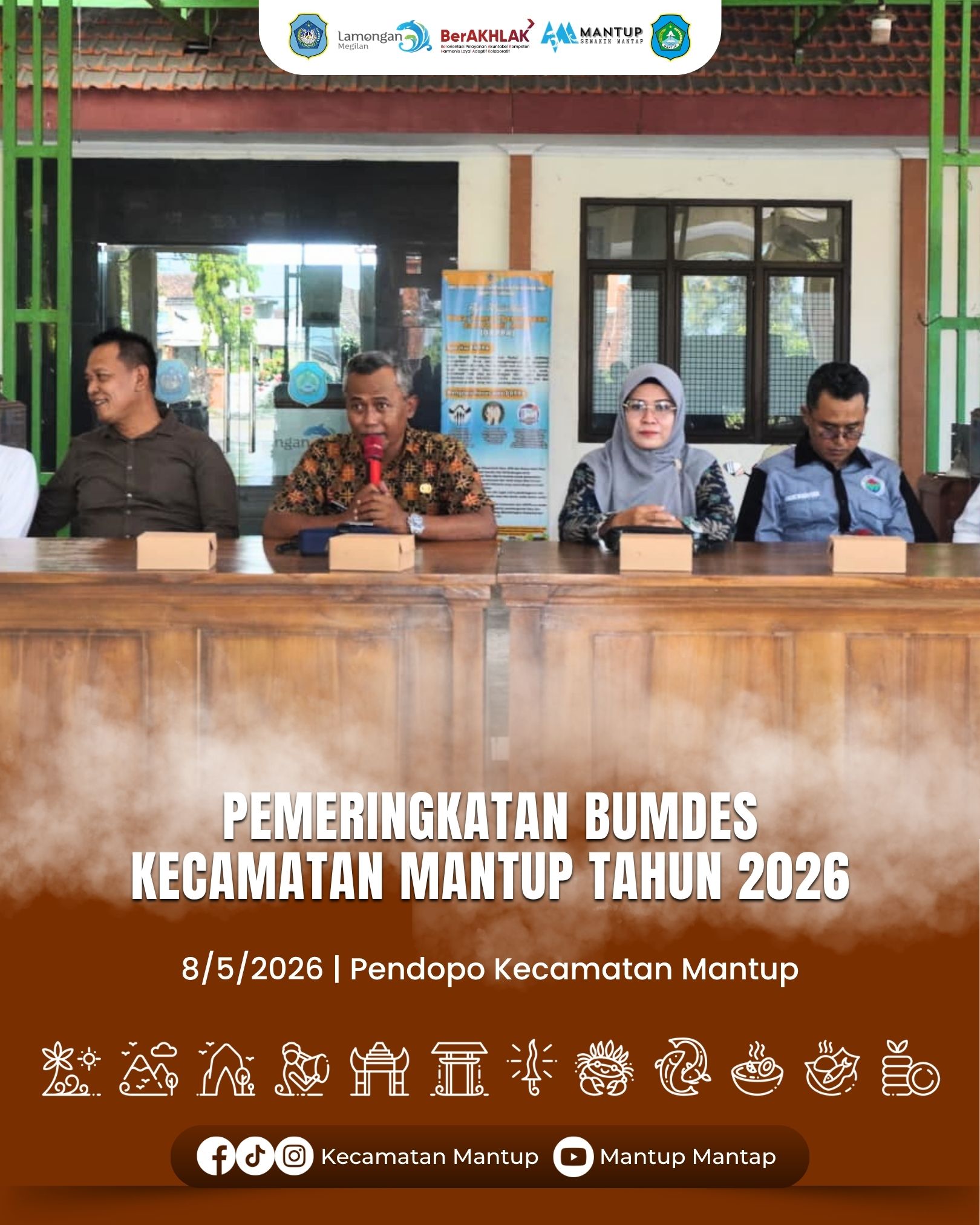 Foto: Pemeringkatan BUMDes Kecamatan Mantup Tahun 2026