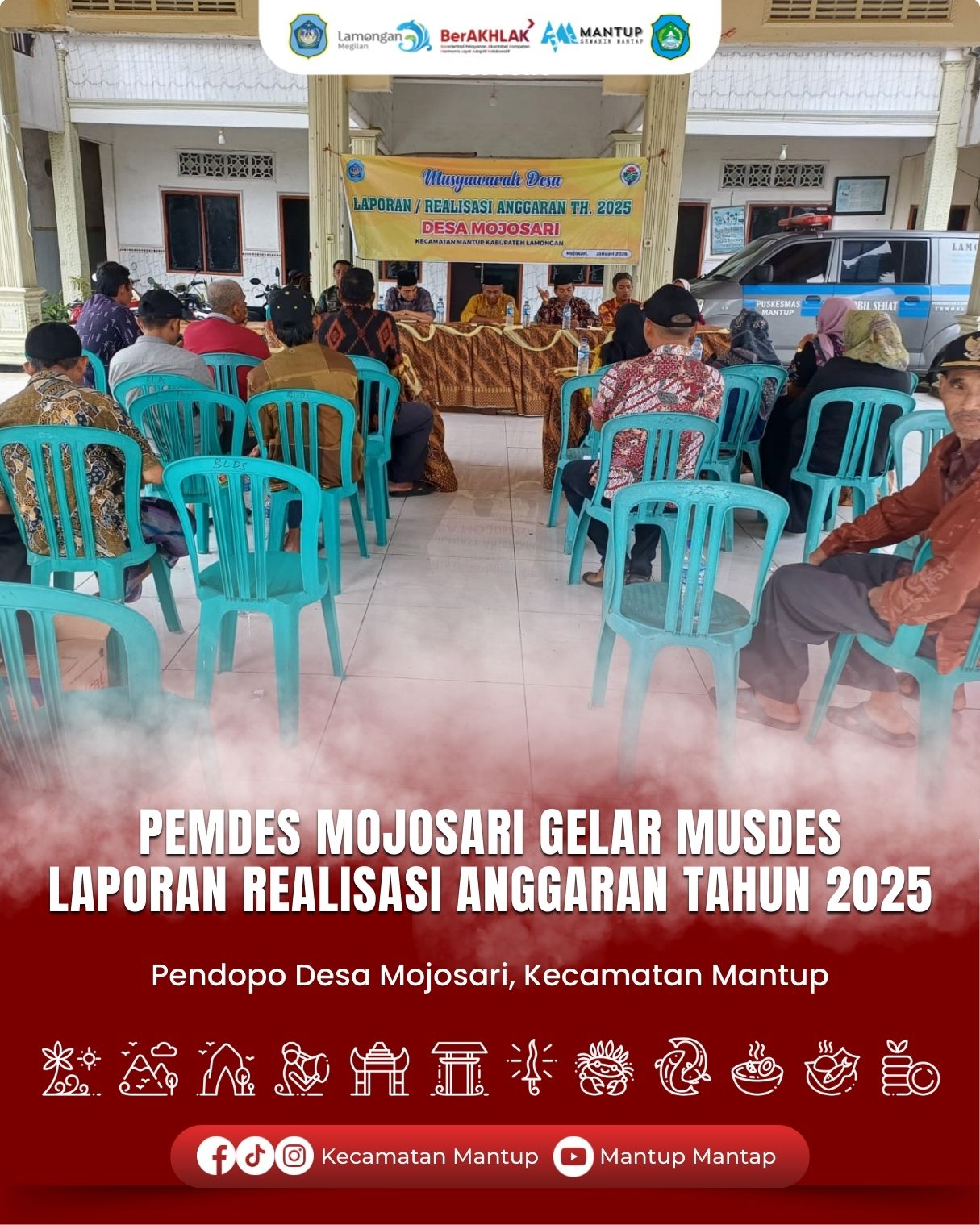 Foto: Pemdes Mojosari Gelar Musdes Laporan Realisasi Anggaran Tahun 2025