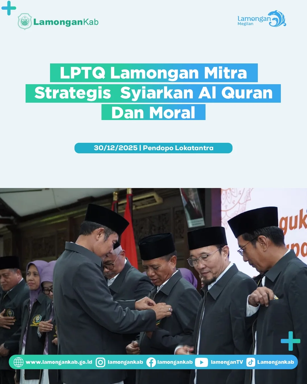 Foto: LPTQ Lamongan Mitra Strategis Syiarkan AL-Qur’an dan Moral