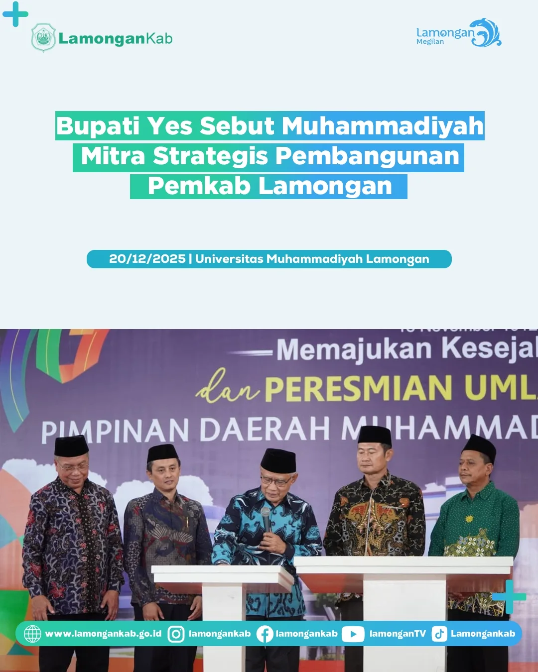 Foto: Bupati YES sebut Muhammadiyah Mitra Strategis Pembangunan Pemkab Lamongan