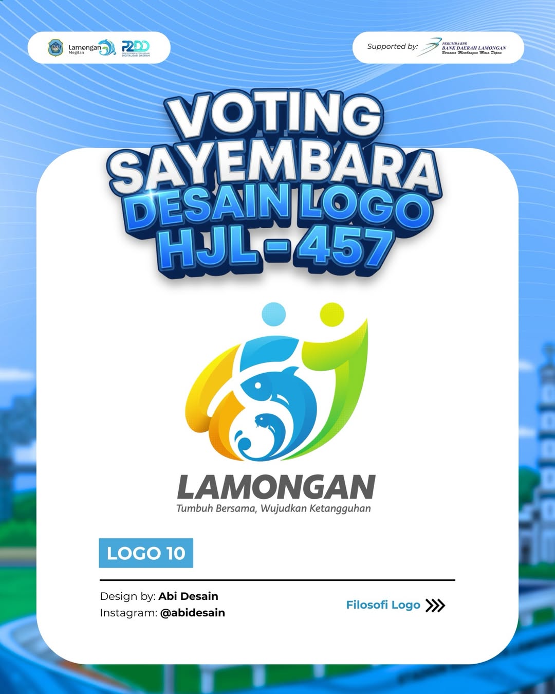 Foto: ✨ TOP 10 SAYEMBARA LOGO HARI JADI LAMONGAN KE-457 ✨