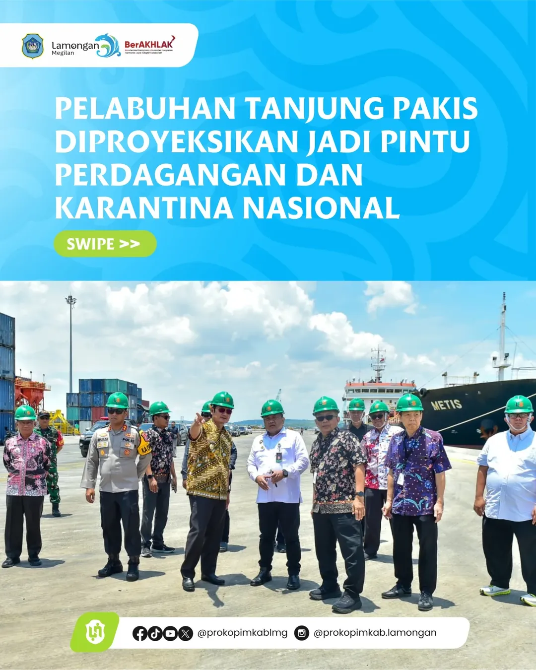 Foto: Pelabuhan Tanjung Pakis Diproyeksikan Jadi Pintu Perdagangan dan Karantina Nasional
