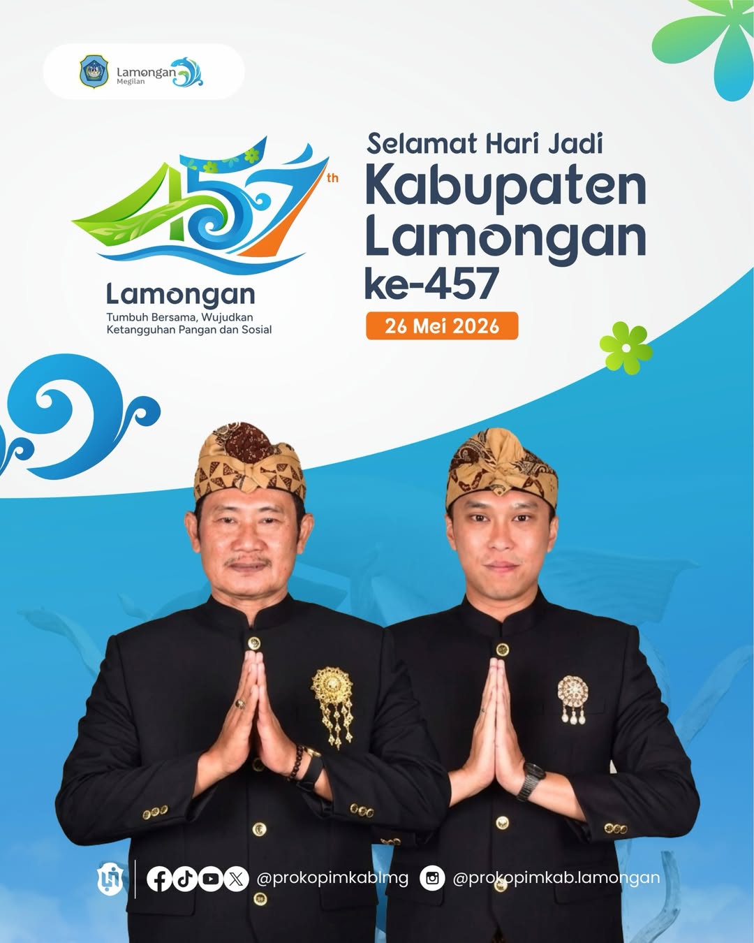 Foto: Selamat Hari Jadi Kabupaten Lamongan ke-457