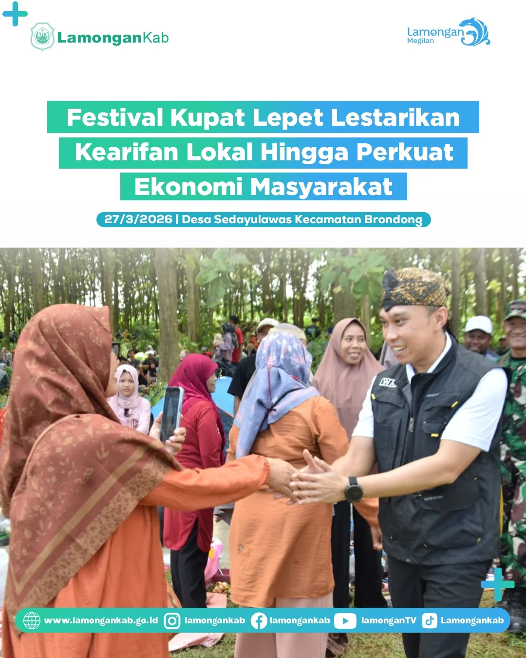 Foto: Festival Kupat Lepet Lestarikan Kearifan Lokal Hingga Perkuat Ekonomi Masyarakat