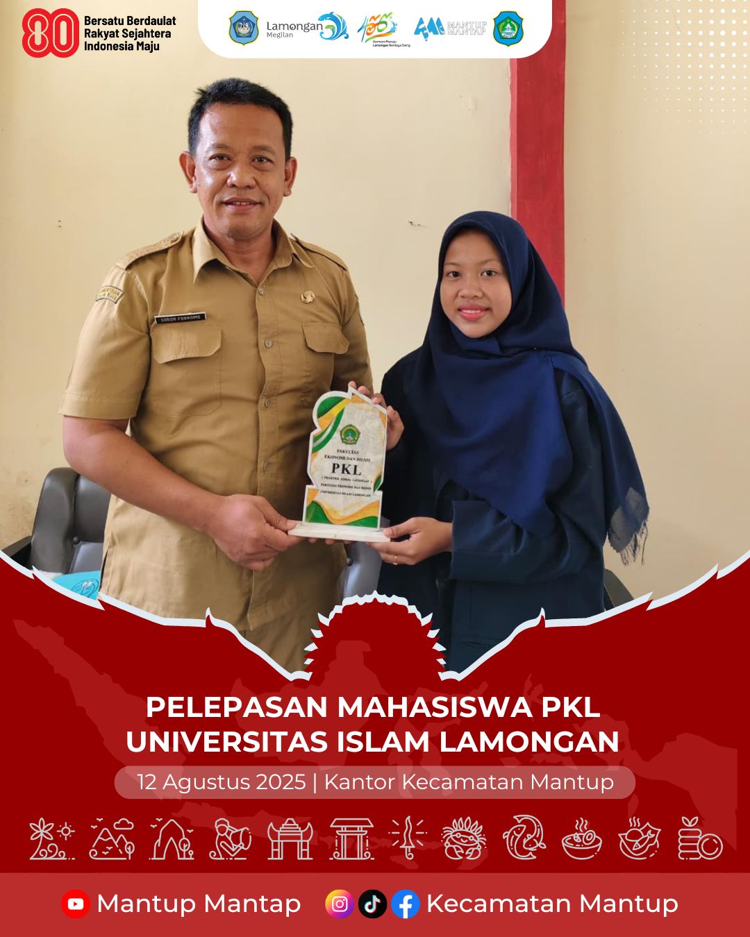 Foto: Pelepasan Mahasiswa PKL dari Universitas Islam Lamongan
