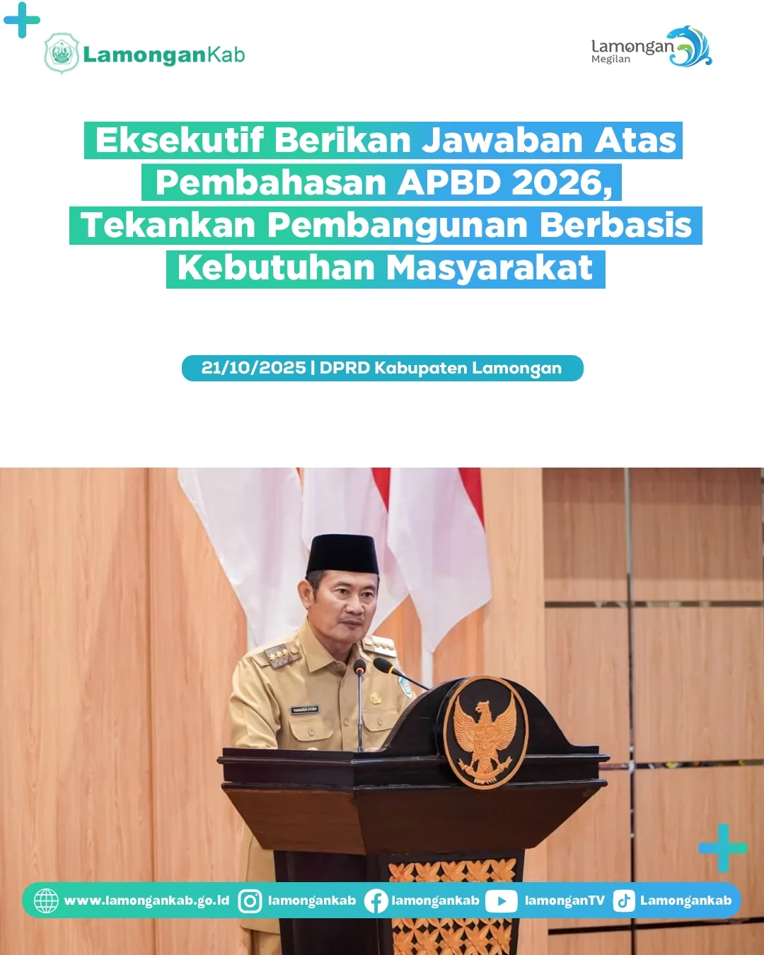 Foto: Eksekutif Berikan Jawaban Atas Pembahasan APBD 2026, Tekankan Pembangunan Berbasis Kebutuhan Masyarakat