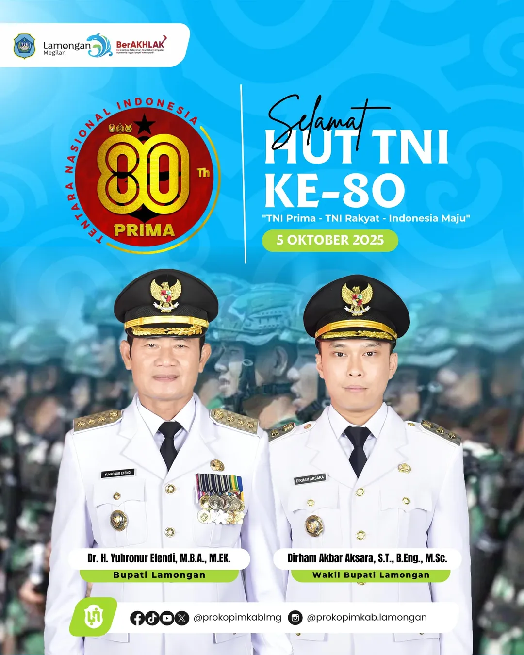 Foto: Selamat HUT ke-80 Tentara Nasional Indonesia!