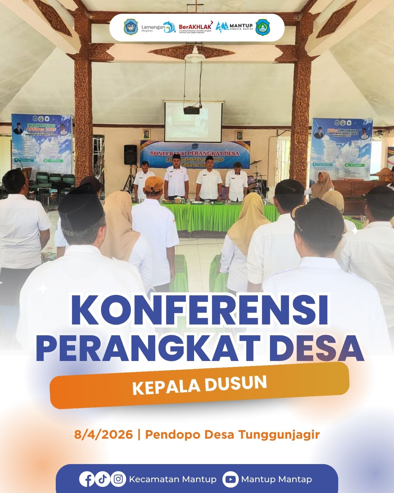 Foto: Anjangsana dan Konferensi Kepala Dusun Se-Kecamatan Mantup