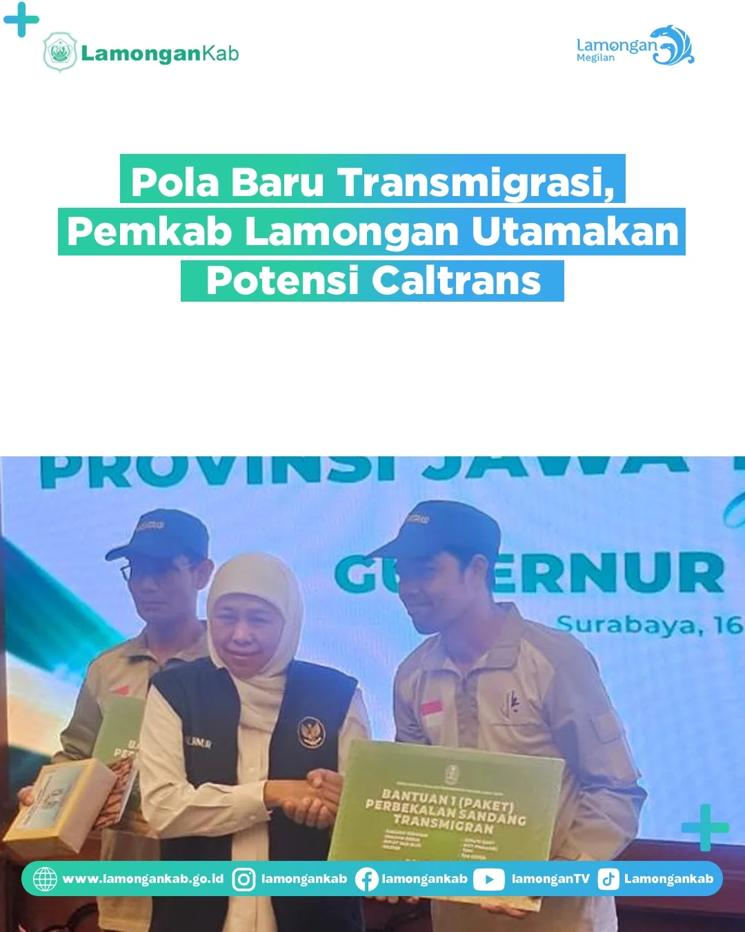 Foto: Pola Baru Transmigrasi, Pemkab Lamongan Utamakan Potensi Caltrans