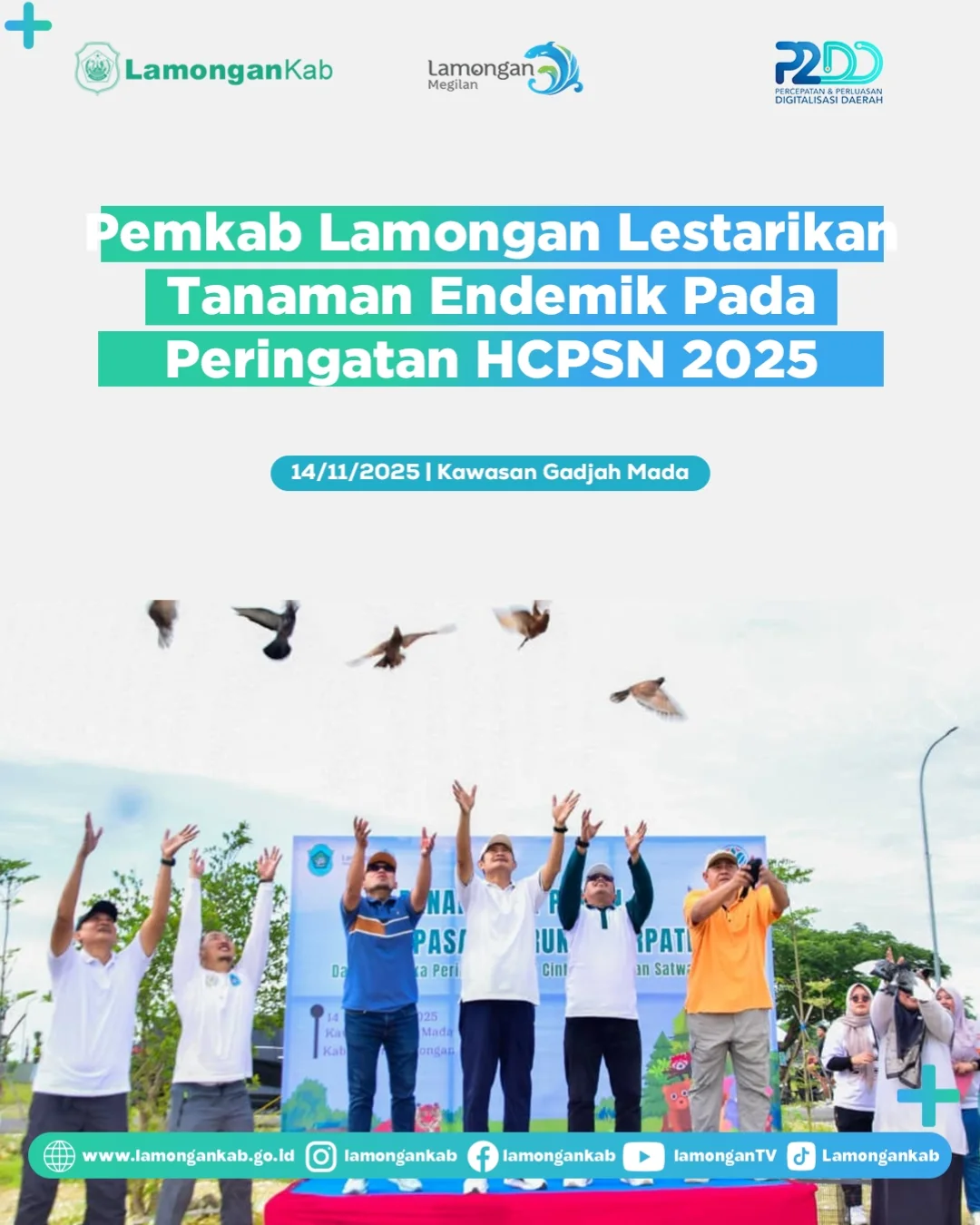 Foto: Pemkab Lamongan Lestarikan Tanaman Endemik Pada Peringatan HCPSN 2025