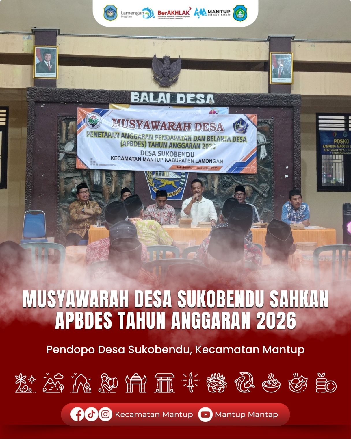 Foto: Musyawarah Desa Sukobendu Sahkan APBDes Tahun Anggaran 2026
