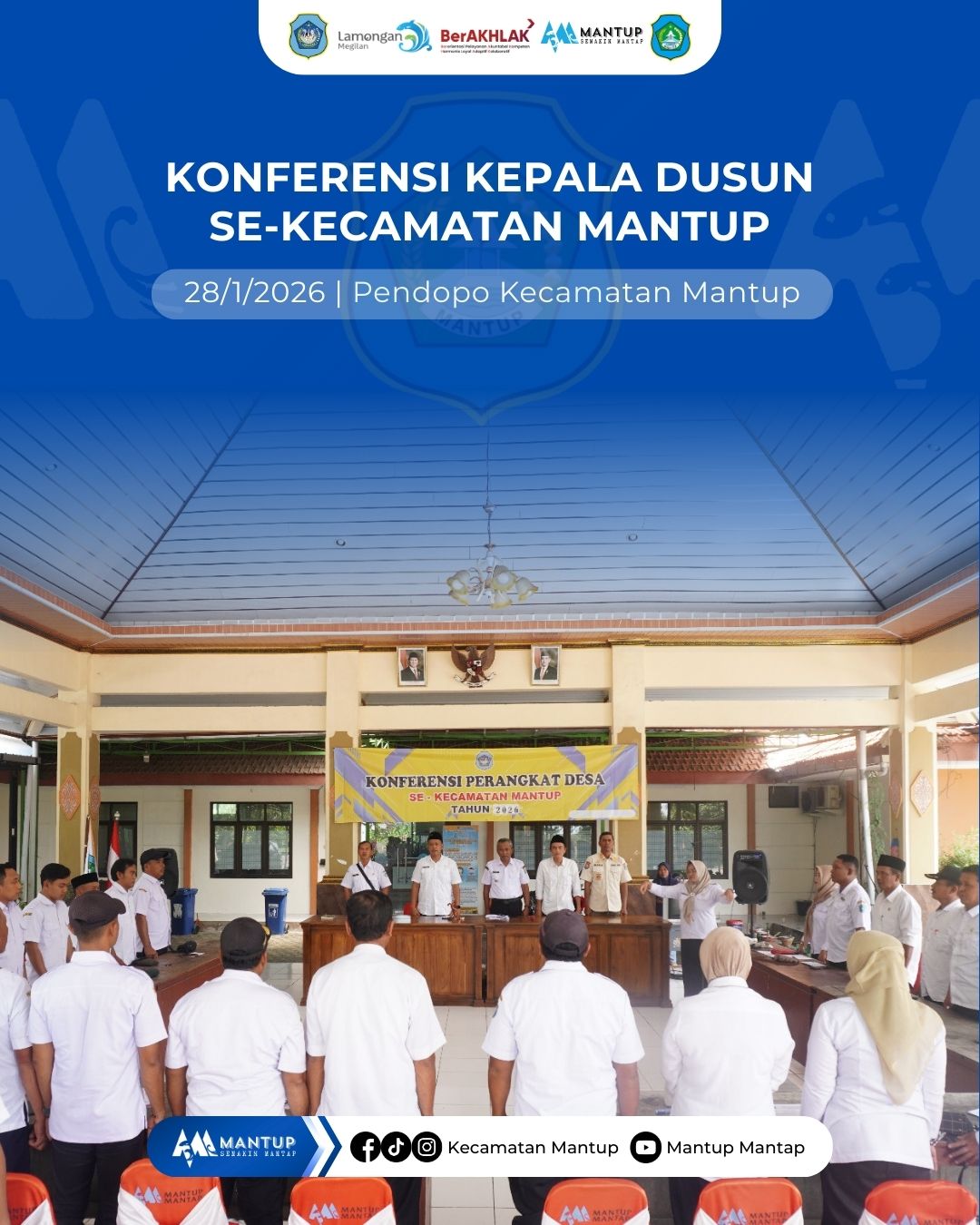 Foto: Konferensi Kepala Dusun Se-Kecamatan Mantup