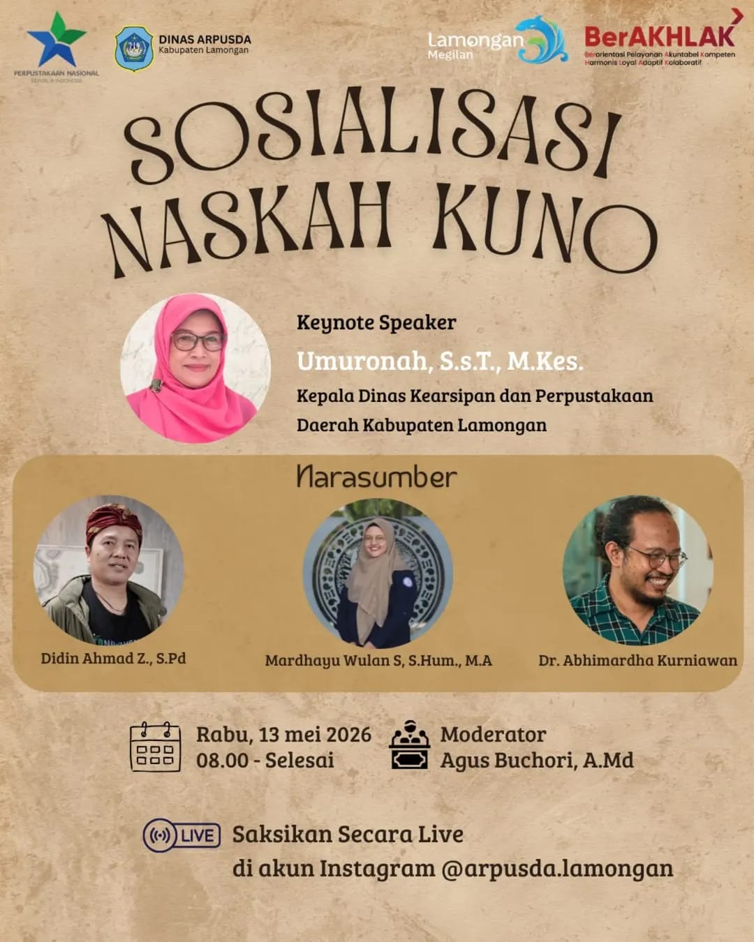 Foto: 📜 *SOSIALISASI NASKAH KUNO* 📜